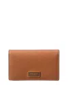 Kate Spade New York Katy Textured Leather Small Bifold Snap Wallet In Brown