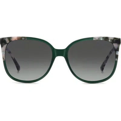 Kate Spade New York Kaysie 58mm Gradient Square Sunglasses In Gray
