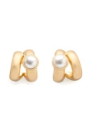 Kate Spade New York Keep Sparkling Double Hoop Earrings In Gold