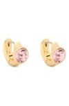 Kate Spade New York Keep Sparkling Huggie Hoop Earrings In Multi