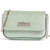 Kate Spade New York Kenzie Glitter Card Case Crossbody Bag In Green