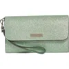 Kate Spade New York Kenzie Glitter Clutch In Blue