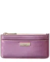 Kate Spade New York Kenzie Patent Boxed Large Slim Card Holder In Pink