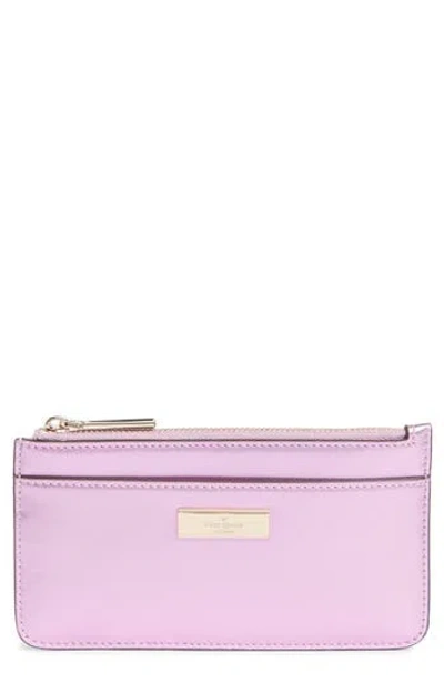 Kate Spade New York Kenzie Patent Leather Wallet In Pink
