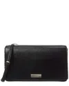 Kate Spade New York Kenzie Patent Saffiano Pvc Small Chain Convertible  Crossbody In Black