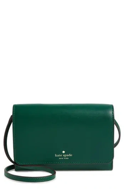 Kate Spade New York Kerri Wallet On A String In Deep Jade