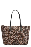 Kate Spade New York Kitt Recycled Nylon Leopard Extra Large Tote In Multi