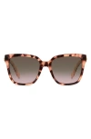 Kate Spade New York Kiya 56mm Square Sunglasses In Brown