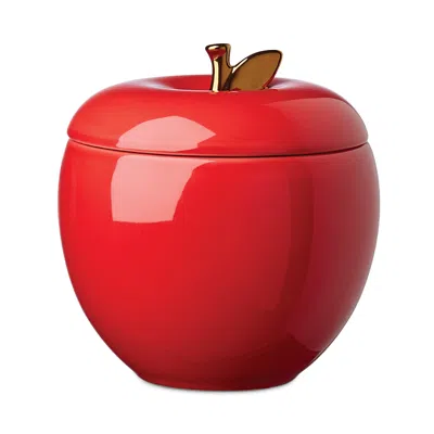 Kate Spade Make It Pop Apple Cookie Jar In Red