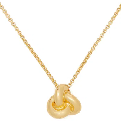 Kate Spade New York Knot Pendant Necklace In Gold