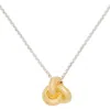 Kate Spade New York Knot Pendant Necklace In Gold/silver