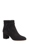 Kate Spade Knott Womens Suede Side Bow Booties In Black
