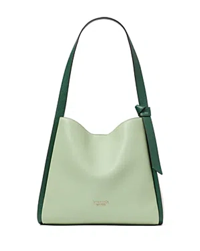 Kate Spade Knott Large Leather Shoulder Bag In Beachglass