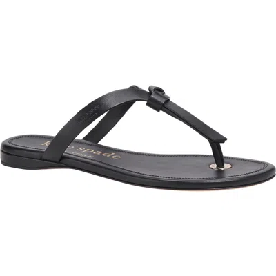 Kate Spade New York Knott Flip Flop In Black