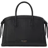 Kate Spade New York Knott Large Zip Top Satchel Bag In Black