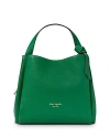 Kate Spade New York Knott Medium Pebbled Leather Crossbody Bag In Watercress