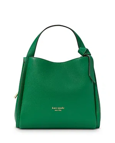 Kate Spade New York Knott Medium Pebbled Leather Crossbody Bag In Green