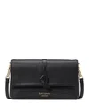 Kate Spade Knott Flap Chain Crossbody In Black