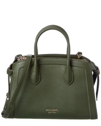 Kate Spade New York Knott Pebbled Leather Medium Zip Top Satchel