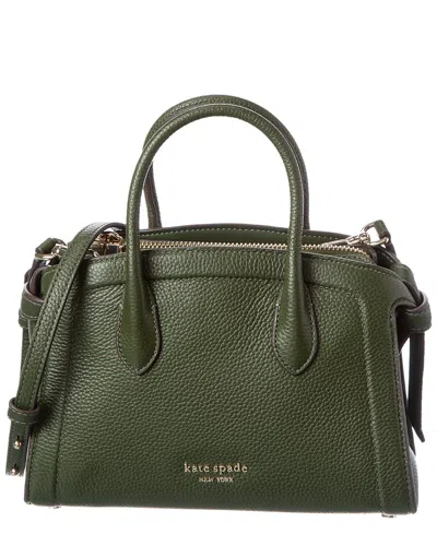 Kate Spade New York Knott Pebbled Leather Mini Zip Top Satchel