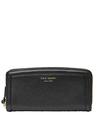 Kate Spade New York Knott Pebbled Leather Slim Continental Wallet