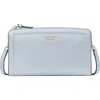Kate Spade Knott Small Leather Crossbody Bag In Watercolor Blue
