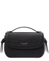 Kate Spade New York Knott Top Handle Leather Crossbody In Black