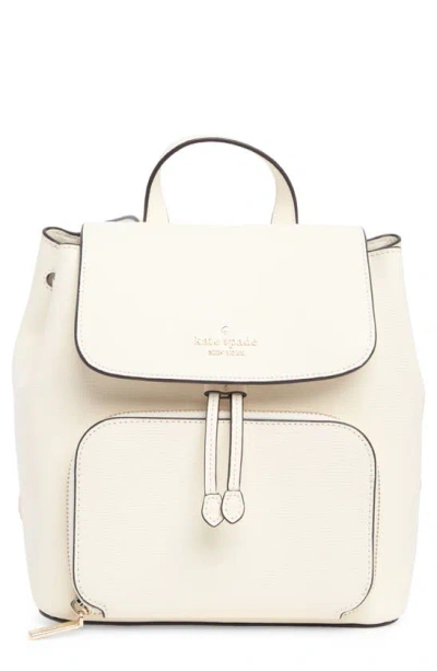 Kate Spade Kristi Medium Flap Backpack In Meringue
