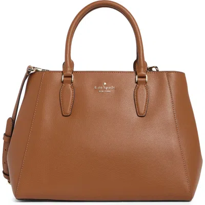 Kate Spade New York Kristi Satchel Bag In Brown