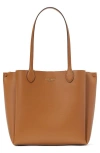 Kate Spade New York Large Carlyle Leather Tote In Bungalow