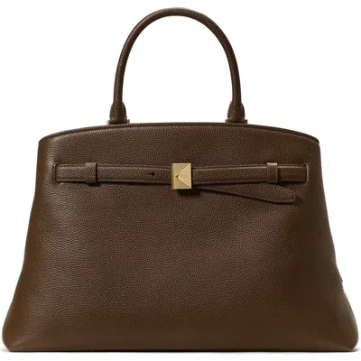 Kate Spade New York Large Deco Pebble Leather Satchel