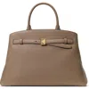 Kate Spade New York Large Deco Pebble Leather Satchel In Brown