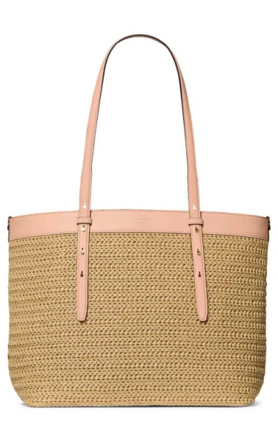 Kate Spade New York Do It All Woven Tote In Neutral