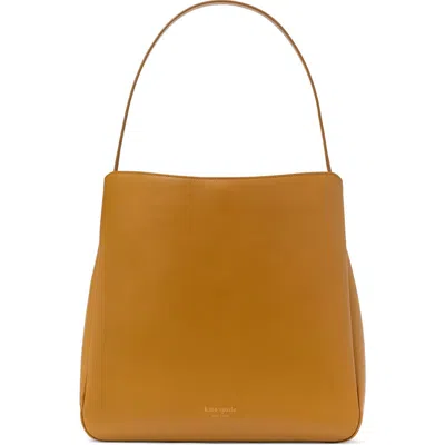 Kate Spade New York Large Grace Leather Shoulder Bag In Yellow