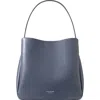 Kate Spade New York Large Grace Leather Shoulder Bag In Gray