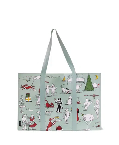 Kate Spade New York Large Grocery Tote In Holiday Party