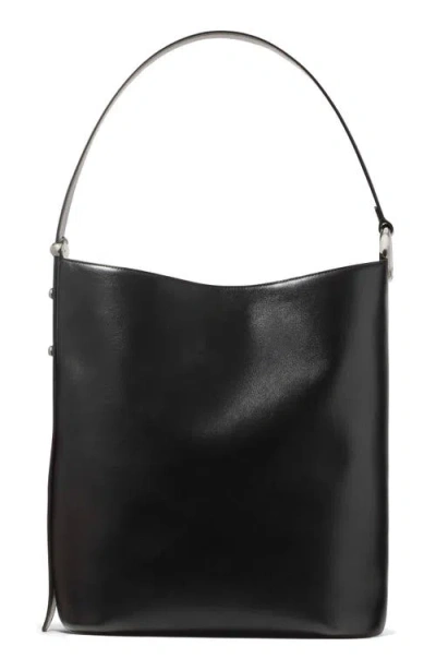 Kate Spade New York Large Halo Fine Grain Leather Bucket Bag In Black