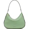 Kate Spade New York Large Liv Pebble Leather Hobo Bag In Green