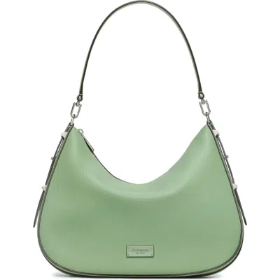 Kate Spade New York Large Liv Pebble Leather Hobo Bag In Green