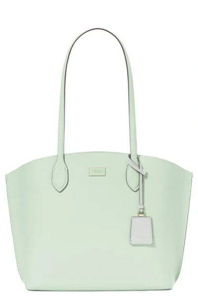 Kate Spade New York Large Suite Leather Tote In Pistachio Ice