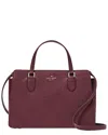 Kate Spade New York Laurel Way Reese Leather Satchel In Burgundy