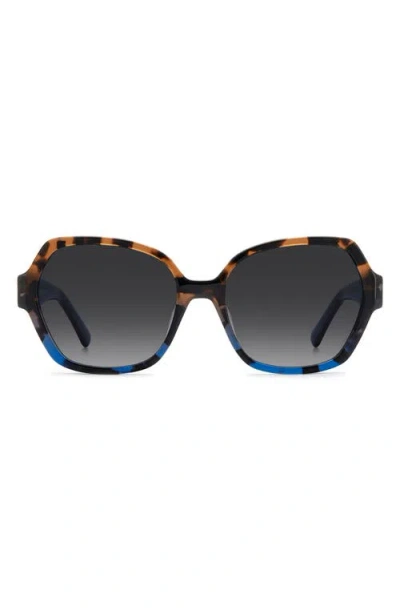 KATE SPADE KATE SPADE NEW YORK LAYNE 57MM GEOMETRIC SQUARE SUNGLASSES