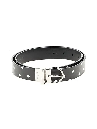 Pre-owned Kate Spade New York Leather Belt In Black