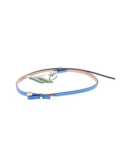 Kate Spade New York Leather Belt In Blue