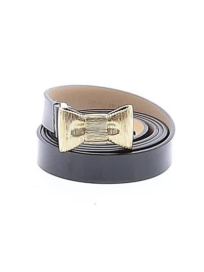 Pre-owned Kate Spade New York Leather Belt In Gold