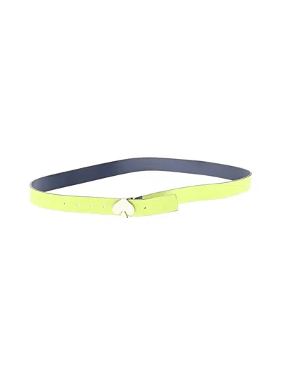 Pre-owned Kate Spade New York Leather Belt In Green