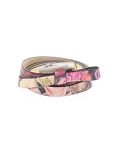 Pre-owned Kate Spade New York Leather Belt In Pink