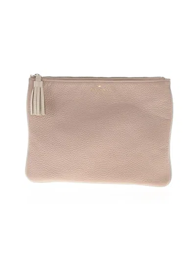 Pre-owned Kate Spade New York Leather Clutch In Brown