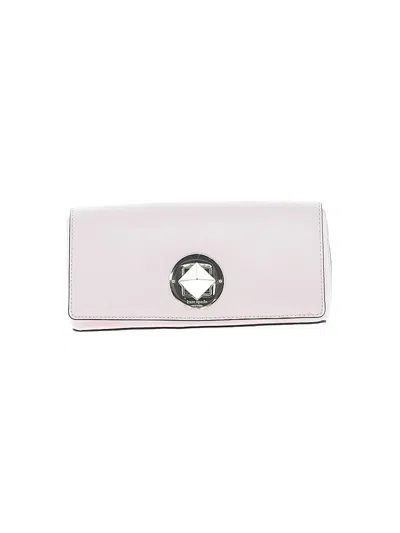 Pre-owned Kate Spade New York Leather Clutch In Pink