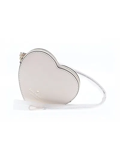 Pre-owned Kate Spade New York Leather Coin Purse In White